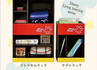 ランドセルラック＆ワゴン収納　ミッキー、ミニー