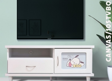 100幅TVボード　ポチャッコ【キャンバスシリーズ】