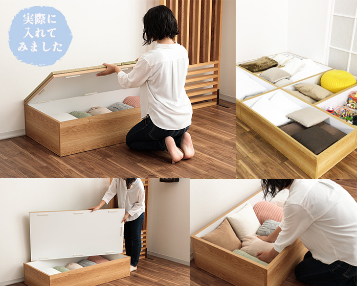 大容量の収納が可能です。